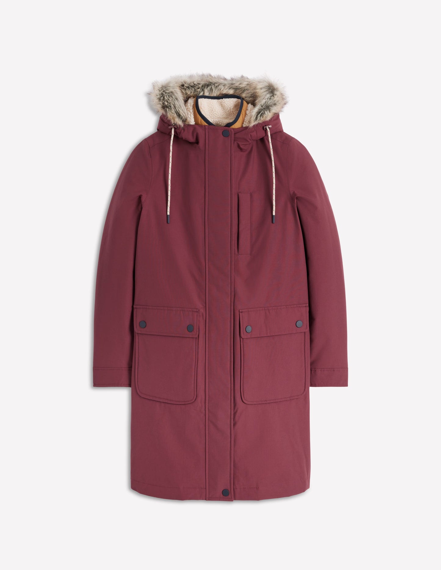 4-In-1 Hooded Parka-Chestnut
