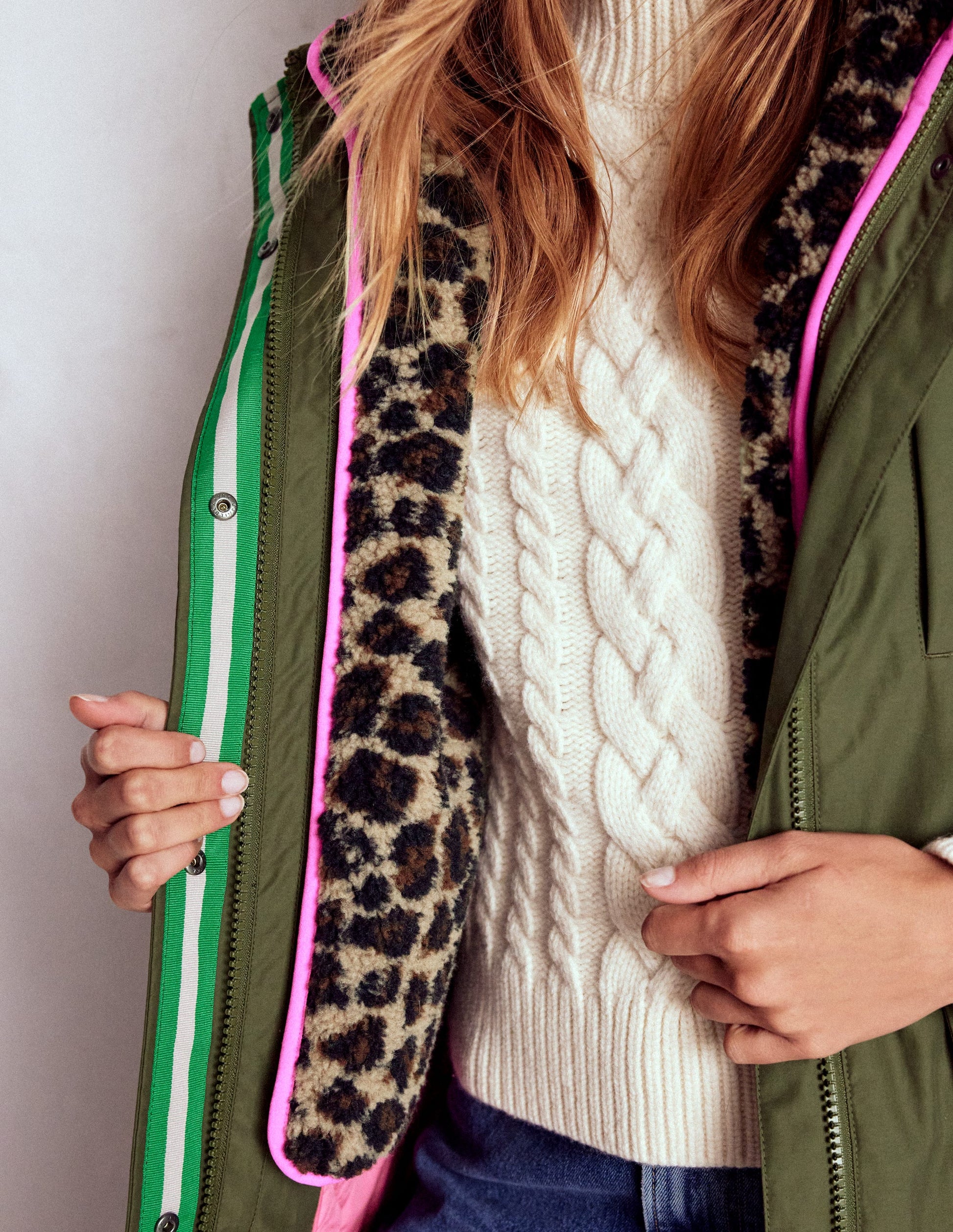 4-In-1 Hooded Parka-Woodland Green-5