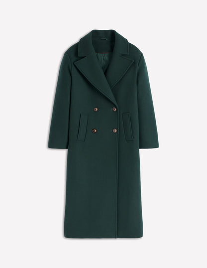 Cocoon Wool Coat-Emerald Night-6