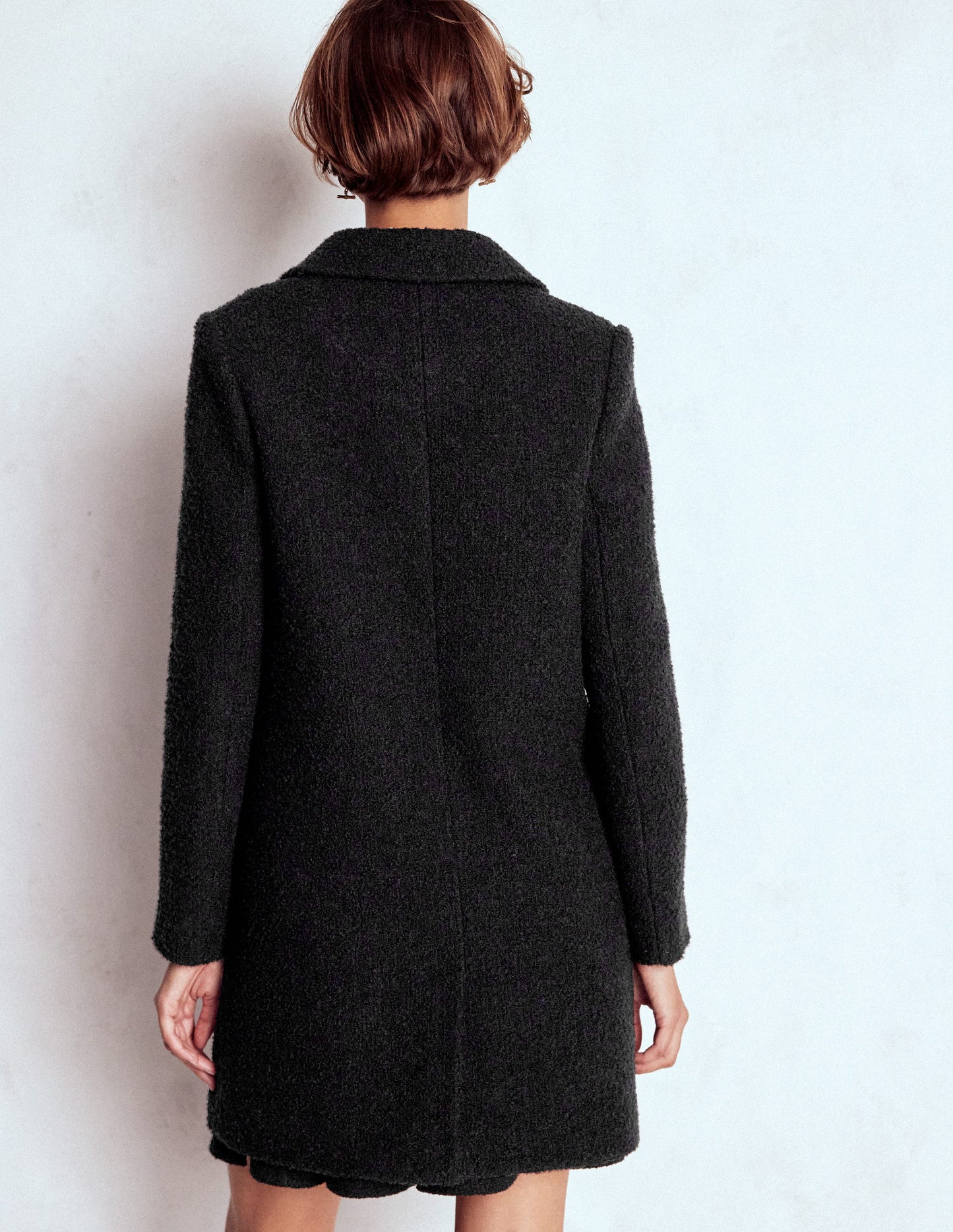 Carlisle Wool Coat-Black