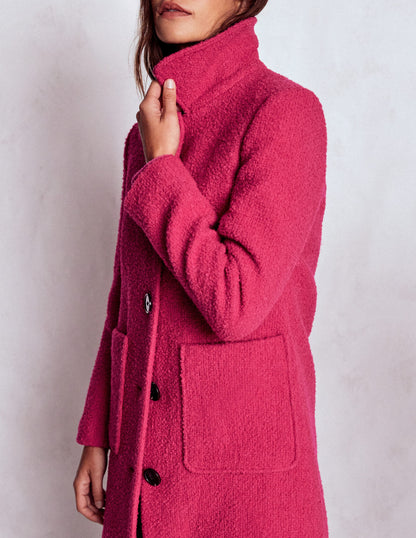 Carlisle Wool Coat-Vibrant Pink-5