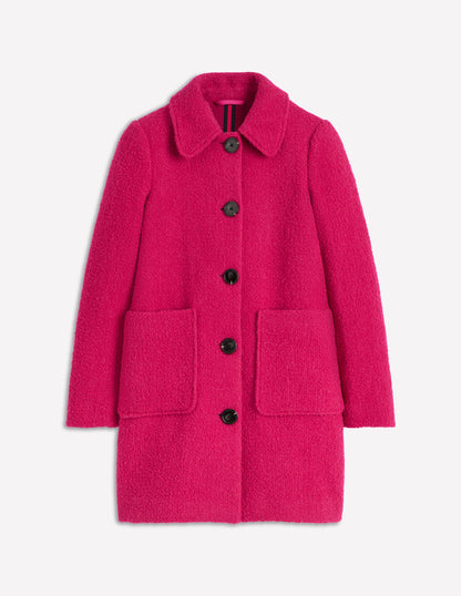 Carlisle Wool Coat-Vibrant Pink-6