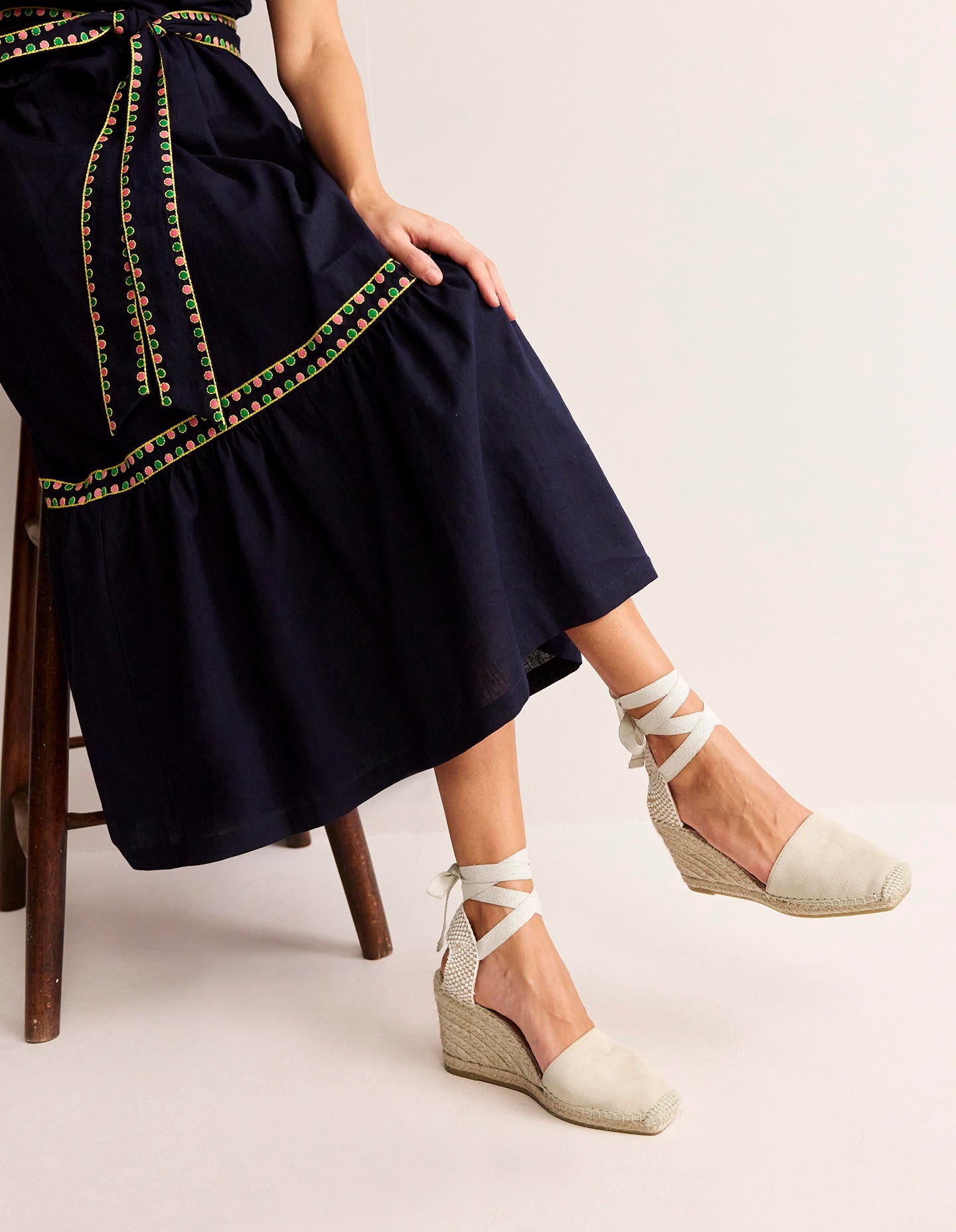 Cassie Espadrille Wedge-Oatmeal