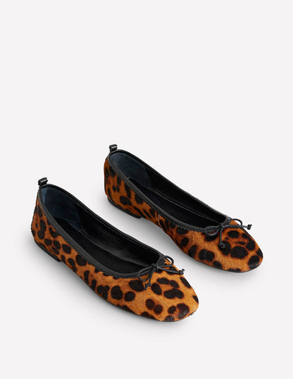 Kitty Flexi Sole Ballet Pumps-Leopard-3