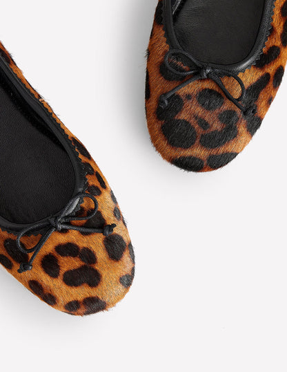 Kitty Flexi Sole Ballet Pumps-Leopard-4