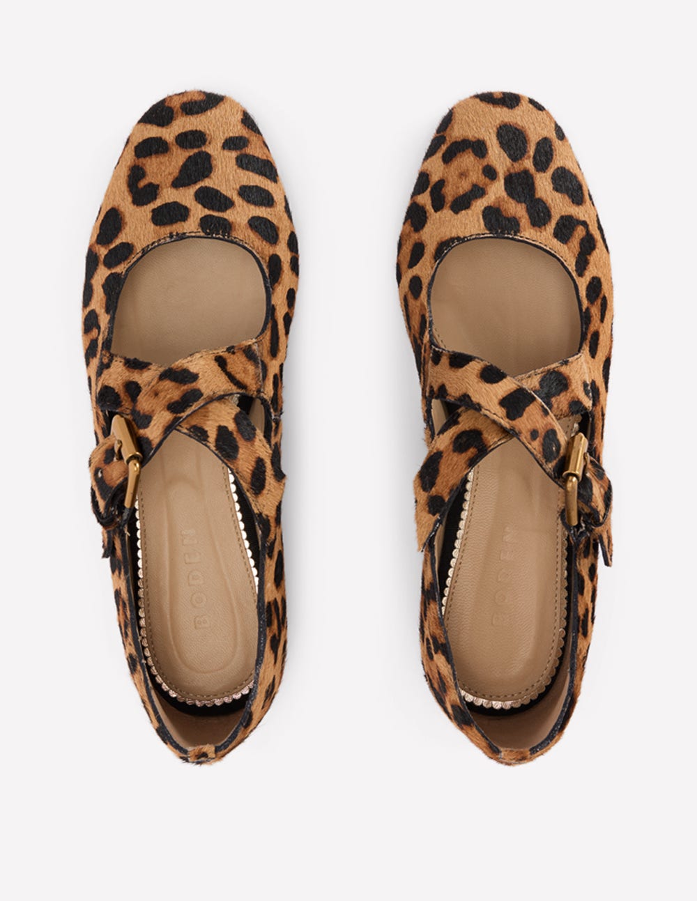 Cross Strap Mary Jane-Classic Leopard-6