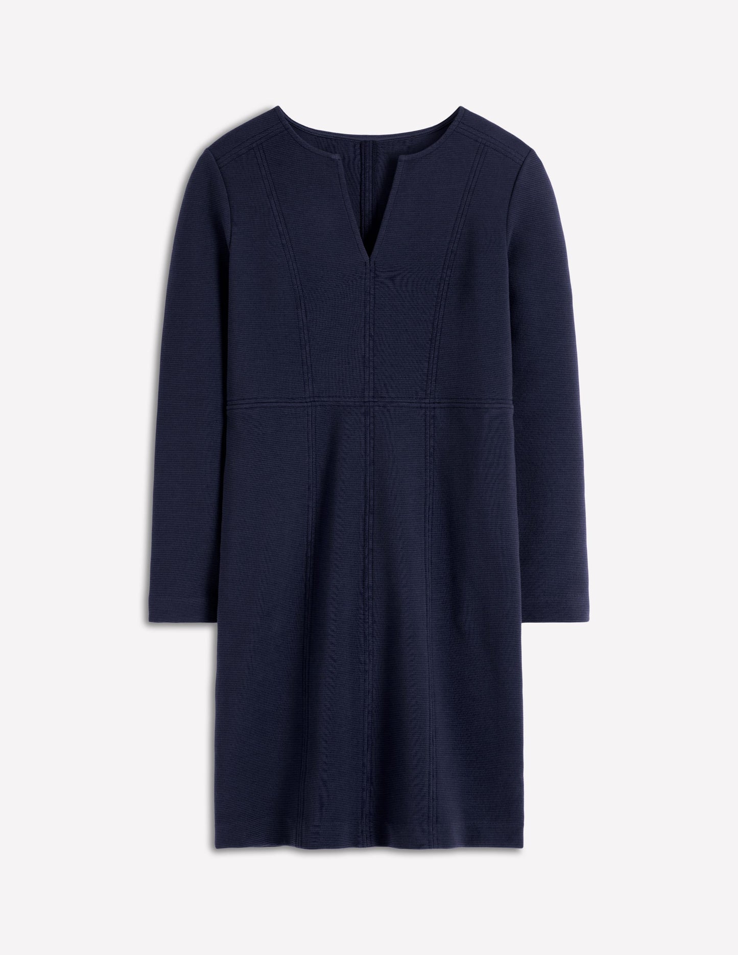 Colette Ottoman Shift Dress-Navy