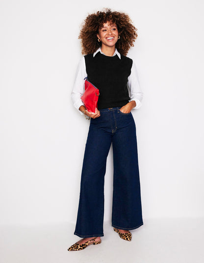 Eva Cashmere Tank-Black-4