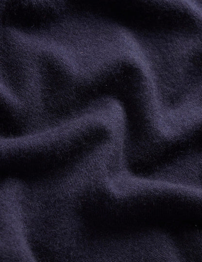 Eva Cashmere Tank-Navy-6