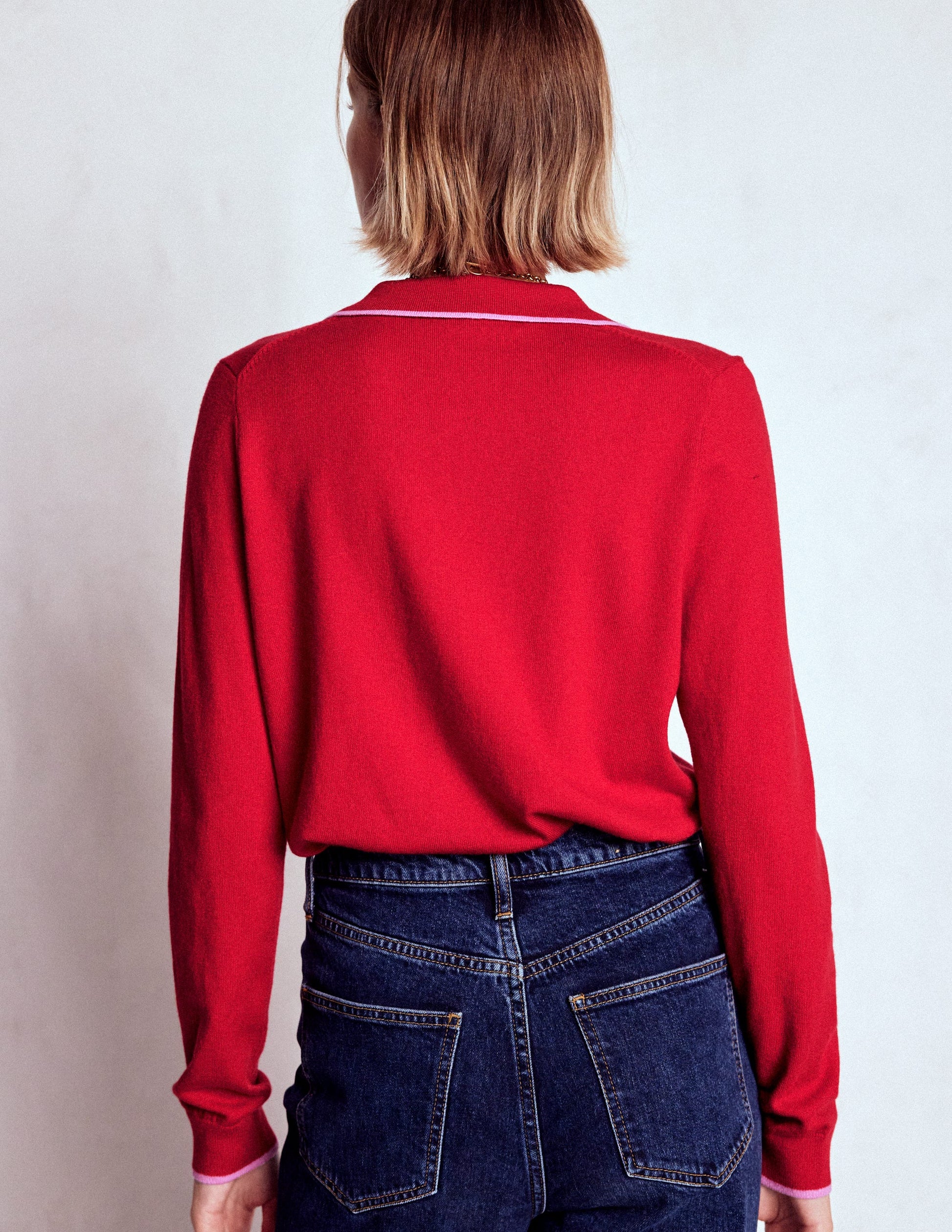 Liz Henley Jumper-Salsa Red-3