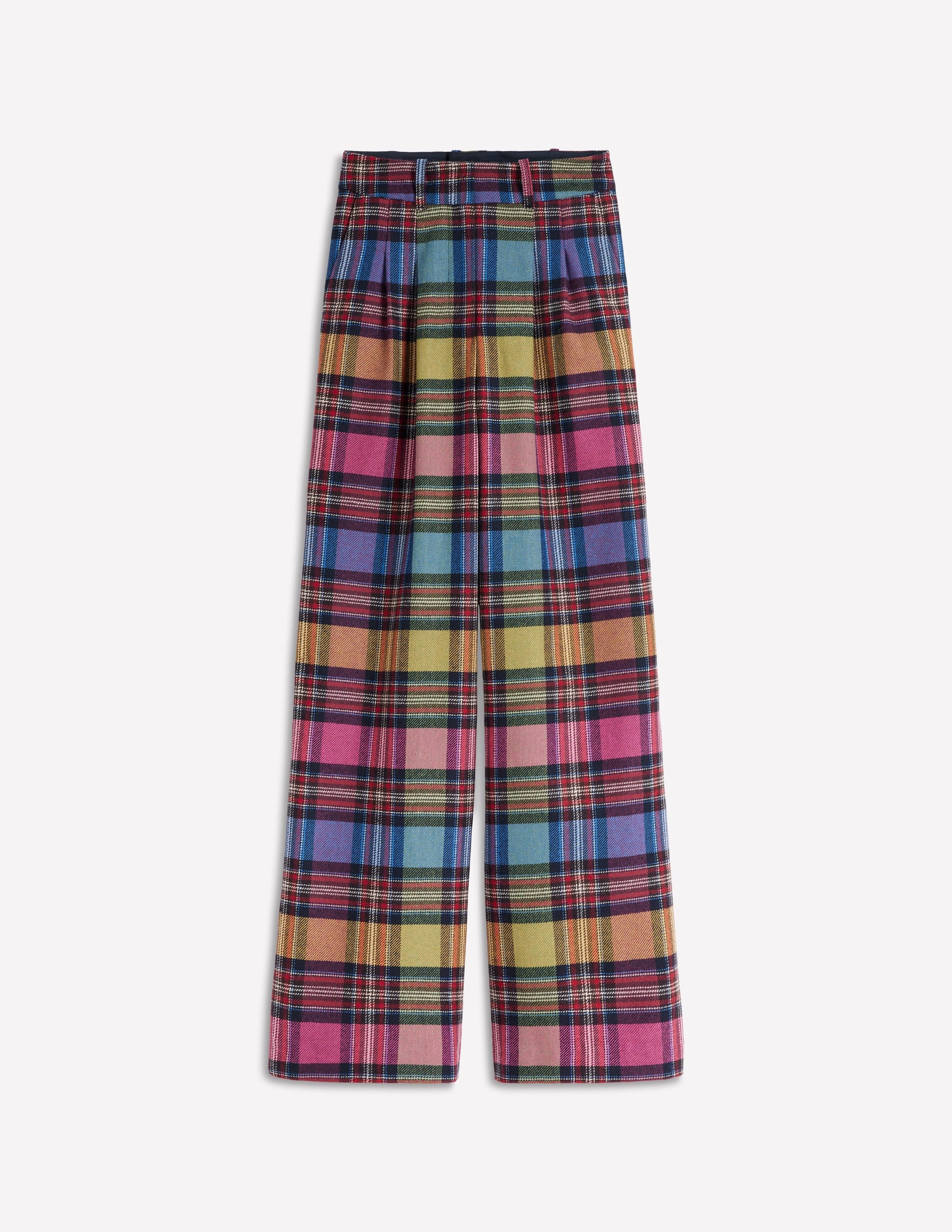 Kensington Wool Trousers-Multi Blanket Check-6