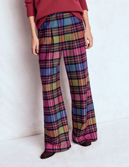 Kensington Wool Trousers-Multi Blanket Check-4
