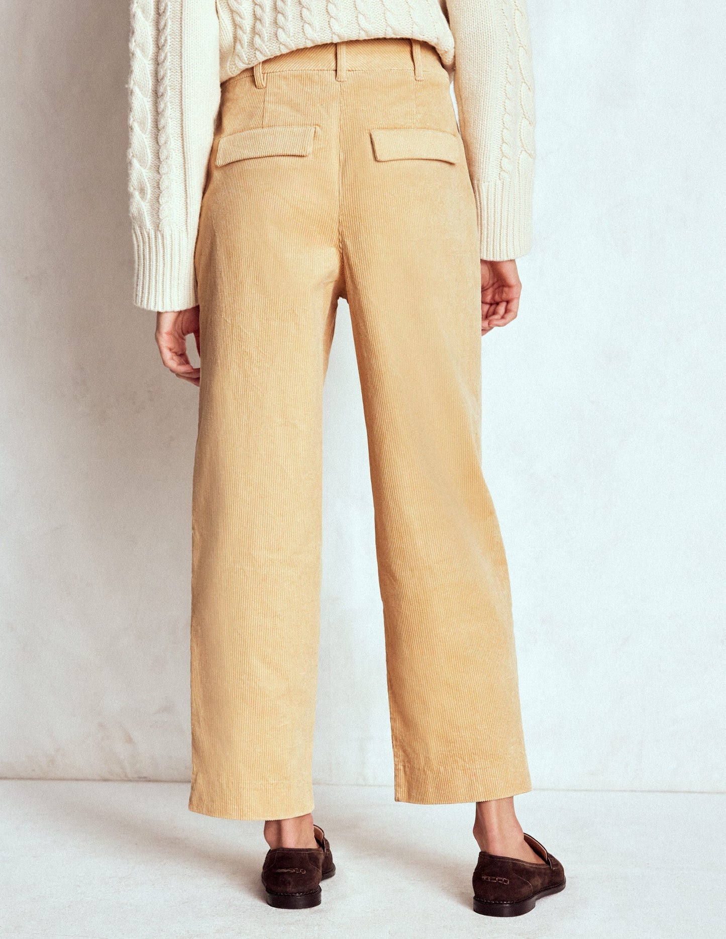 Bloomsbury Cord Trousers-Stone