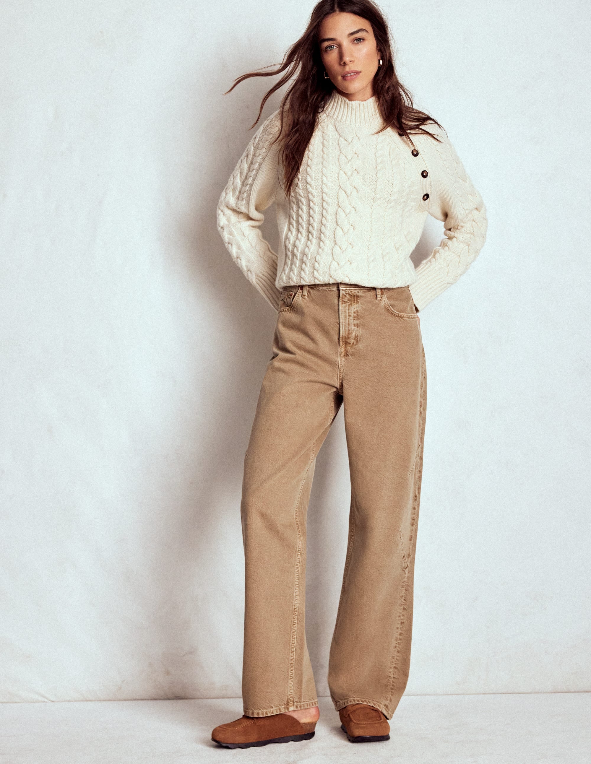 Barrel Jeans-Tobacco - Image 1