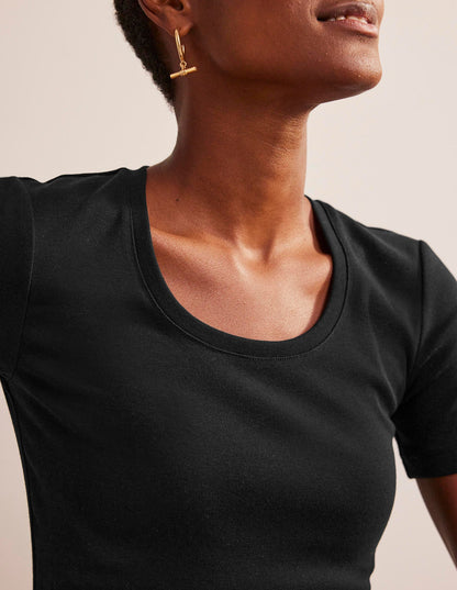 Essential Jersey T-Shirt-Black-2