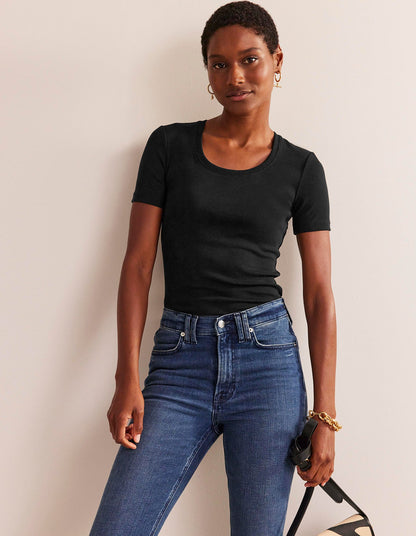 Essential Jersey T-Shirt-Black-4