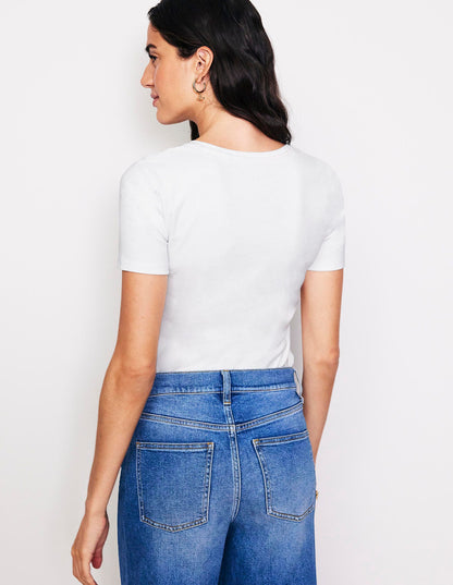 Essential Jersey T-Shirt-White-3