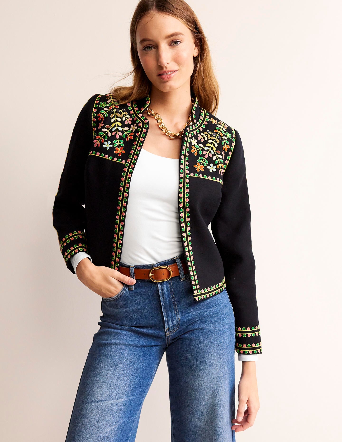 Double Layer Scoop Long Sleeve-White-4