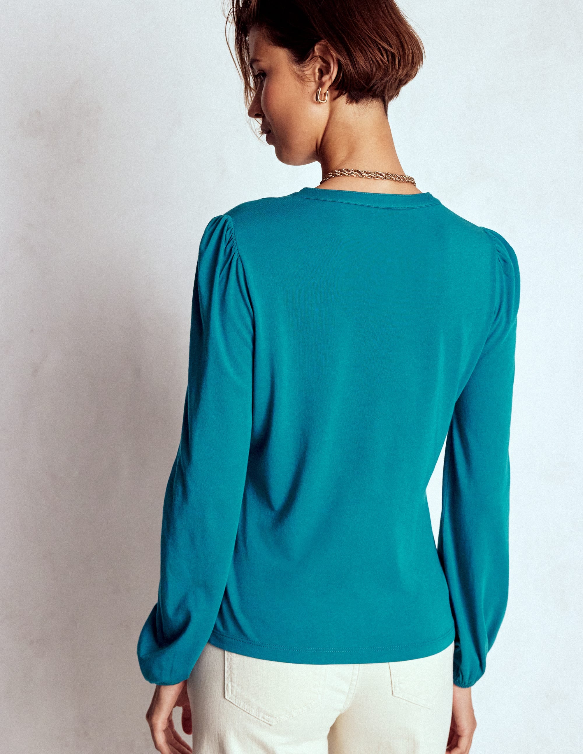 Supersoft Notch Top-Deep Sea Green - Image 3
