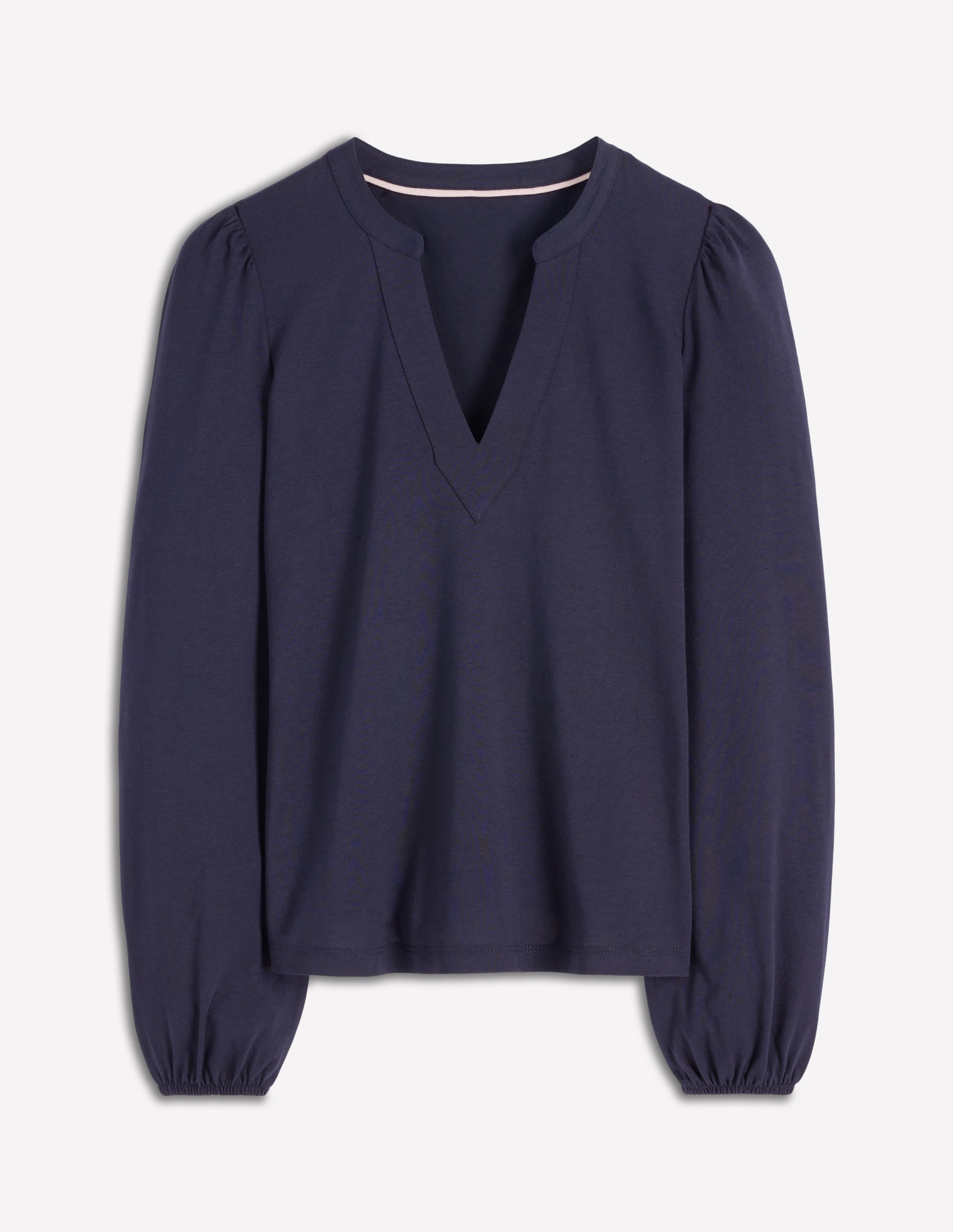 Supersoft Notch Top-Navy - Image 5