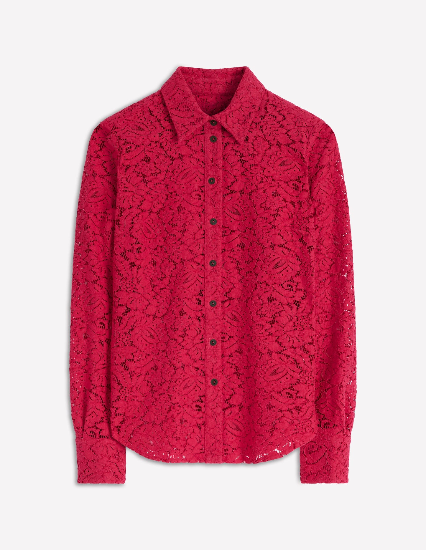 Lace Shirt-Rumba Red