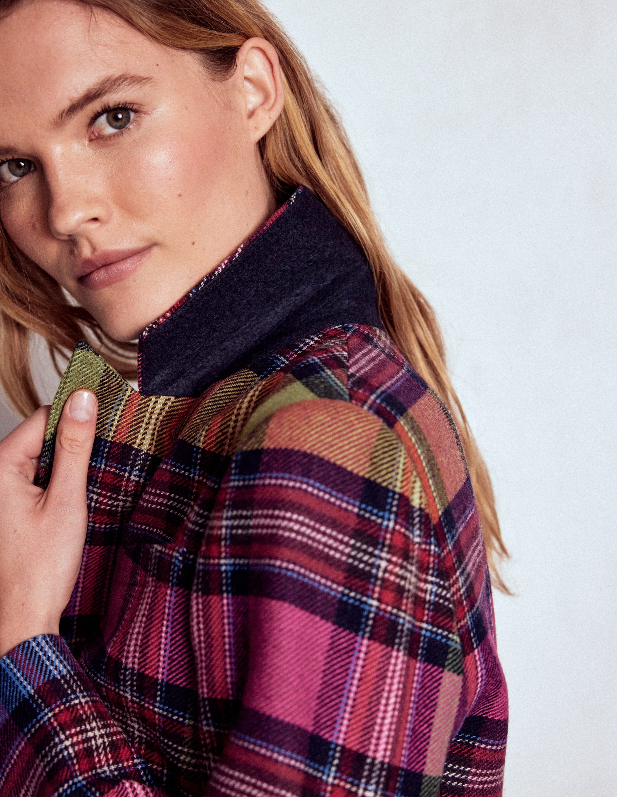 Woodbridge Check Blazer-Multi Blanket Check - Image 2