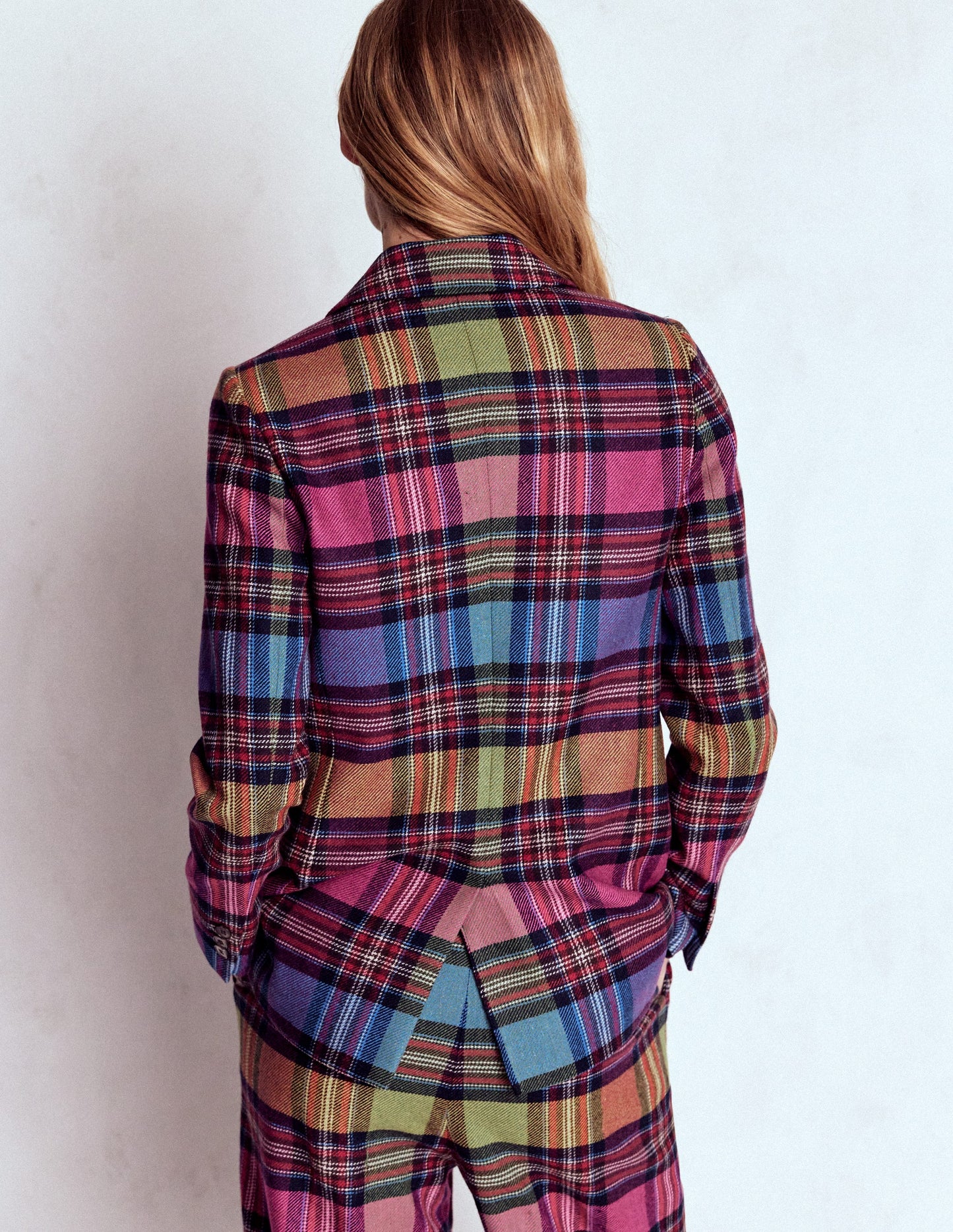 Woodbridge Check Blazer-Multi Blanket Check