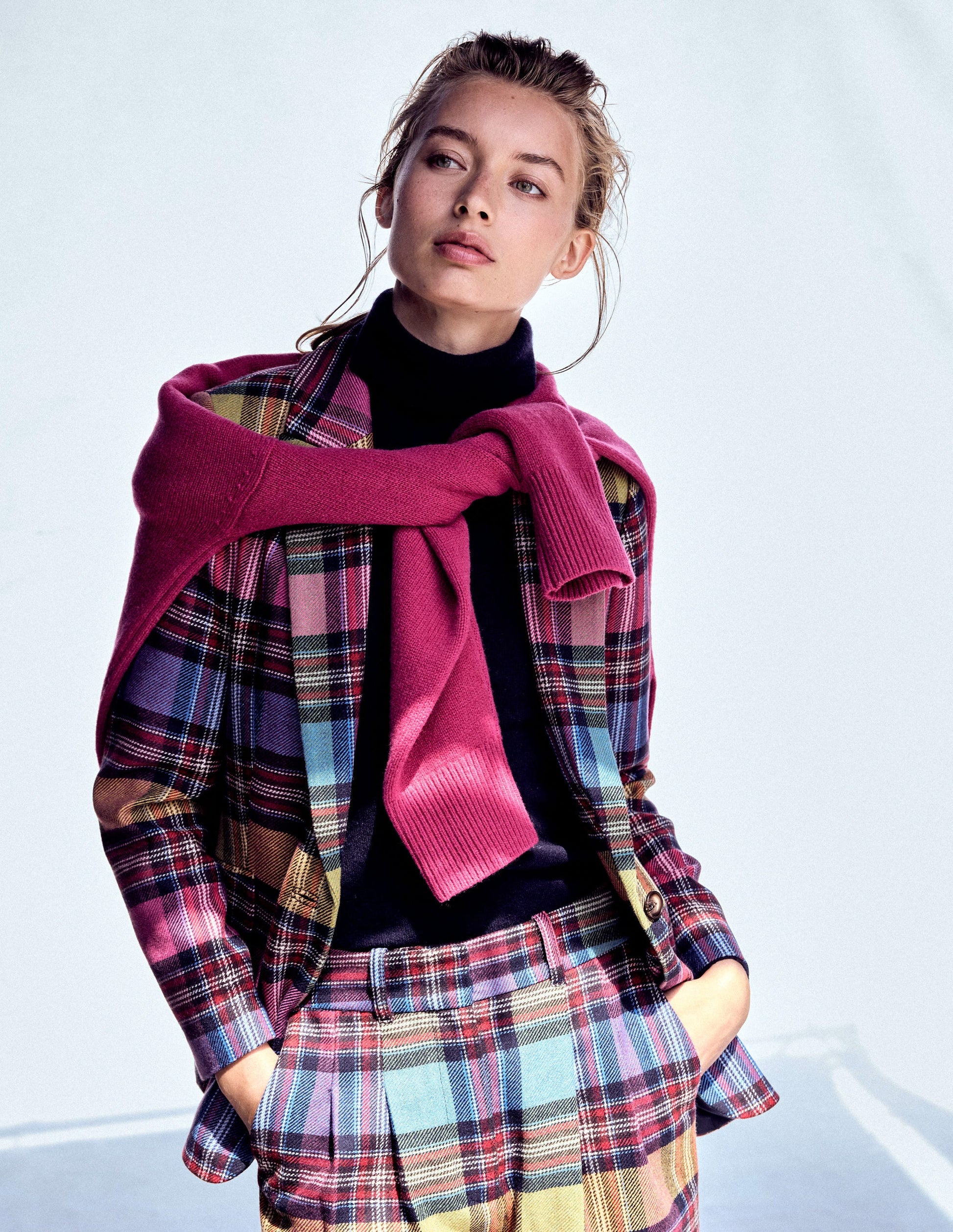 Woodbridge Check Blazer-Multi Blanket Check-7