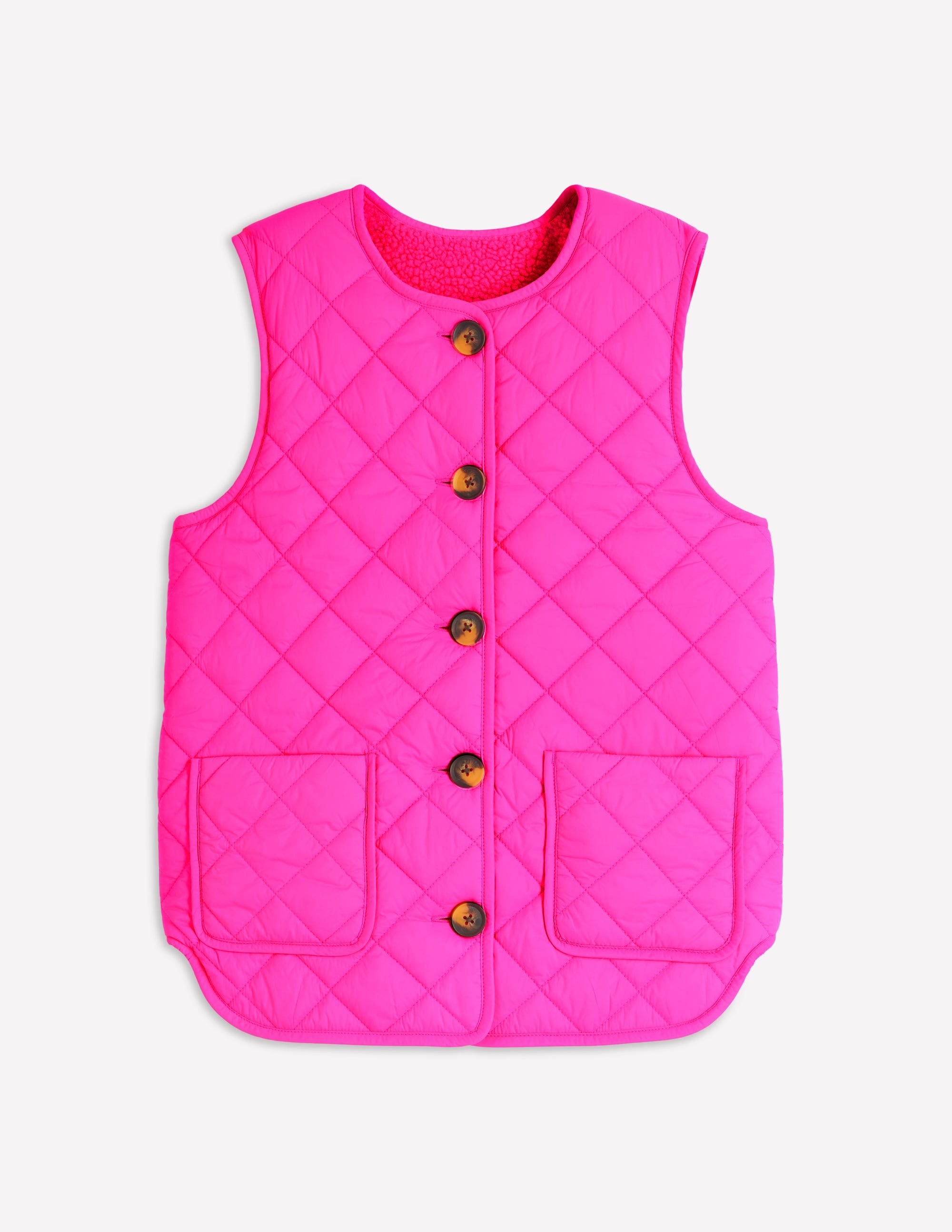 Clerkenwell Reversible Gilet - Pink Ribbon | Boden UK