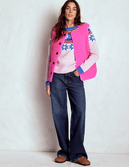 Clerkenwell Reversible Gilet-Pink Ribbon-2