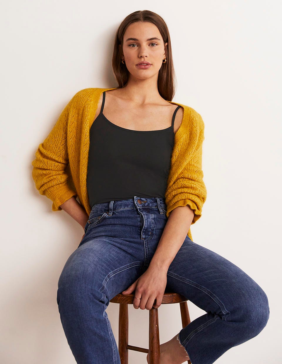 Plain Cami Top-Black - Image 4