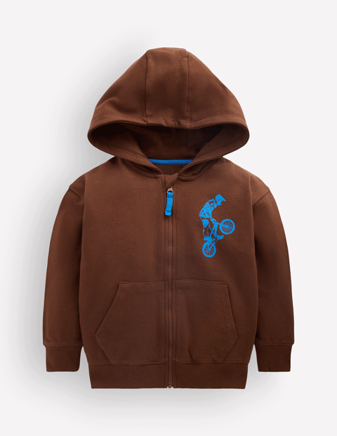 Front & Back Zip-Up Hoodie