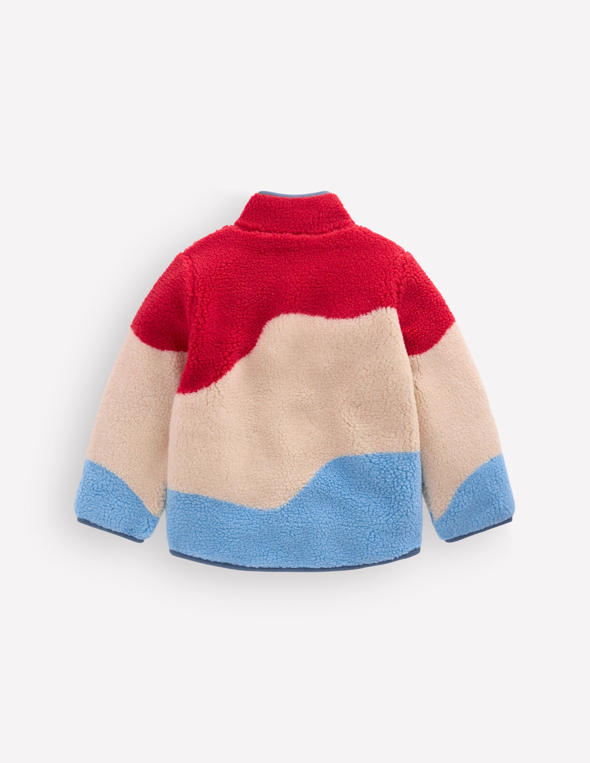 Cosy Borg Jacket-Colour Block - Image 3