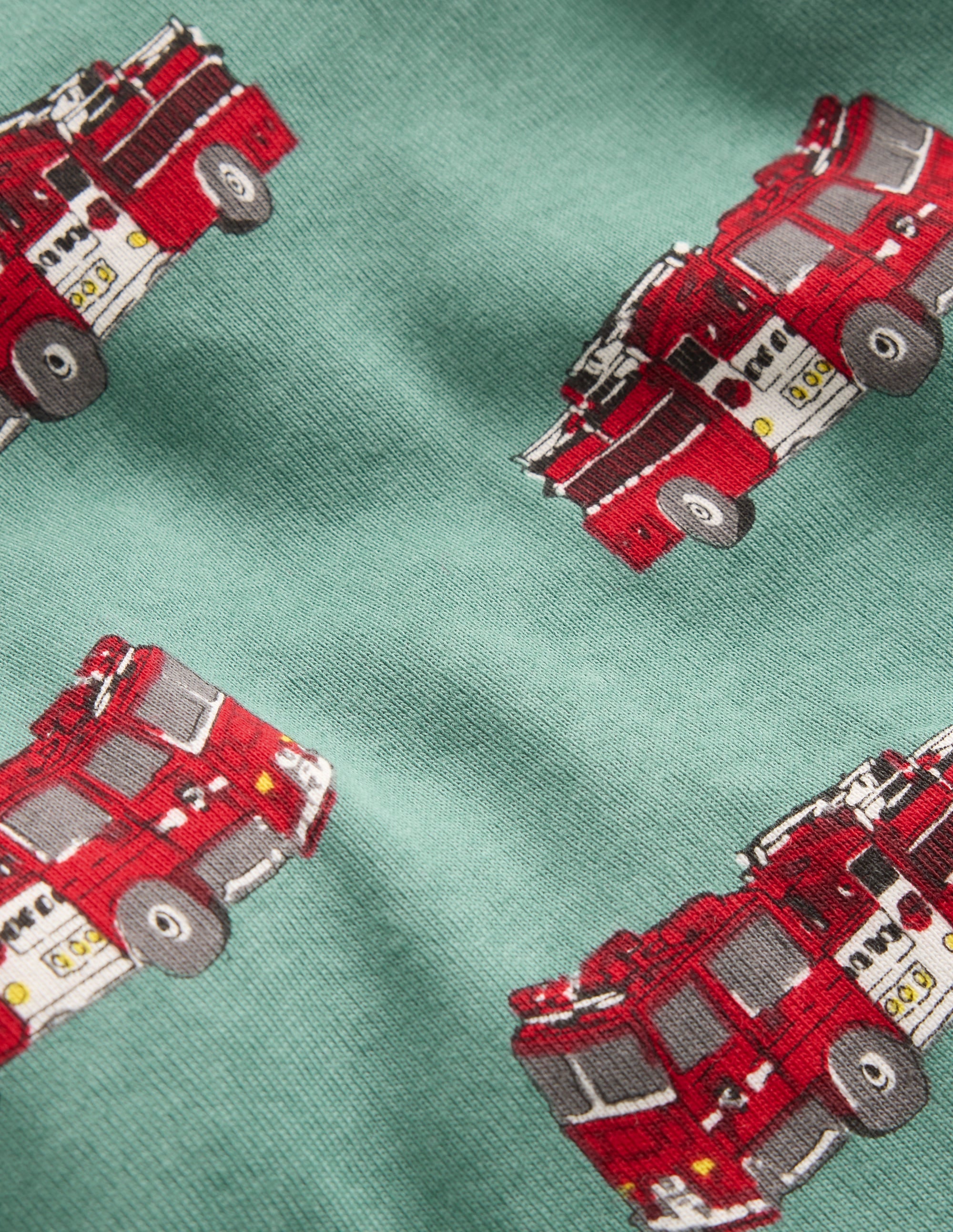 Snug Long John Pyjamas-Fire Trucks - Image 3