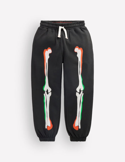 Fun Joggers-Shadow Grey Skeleton