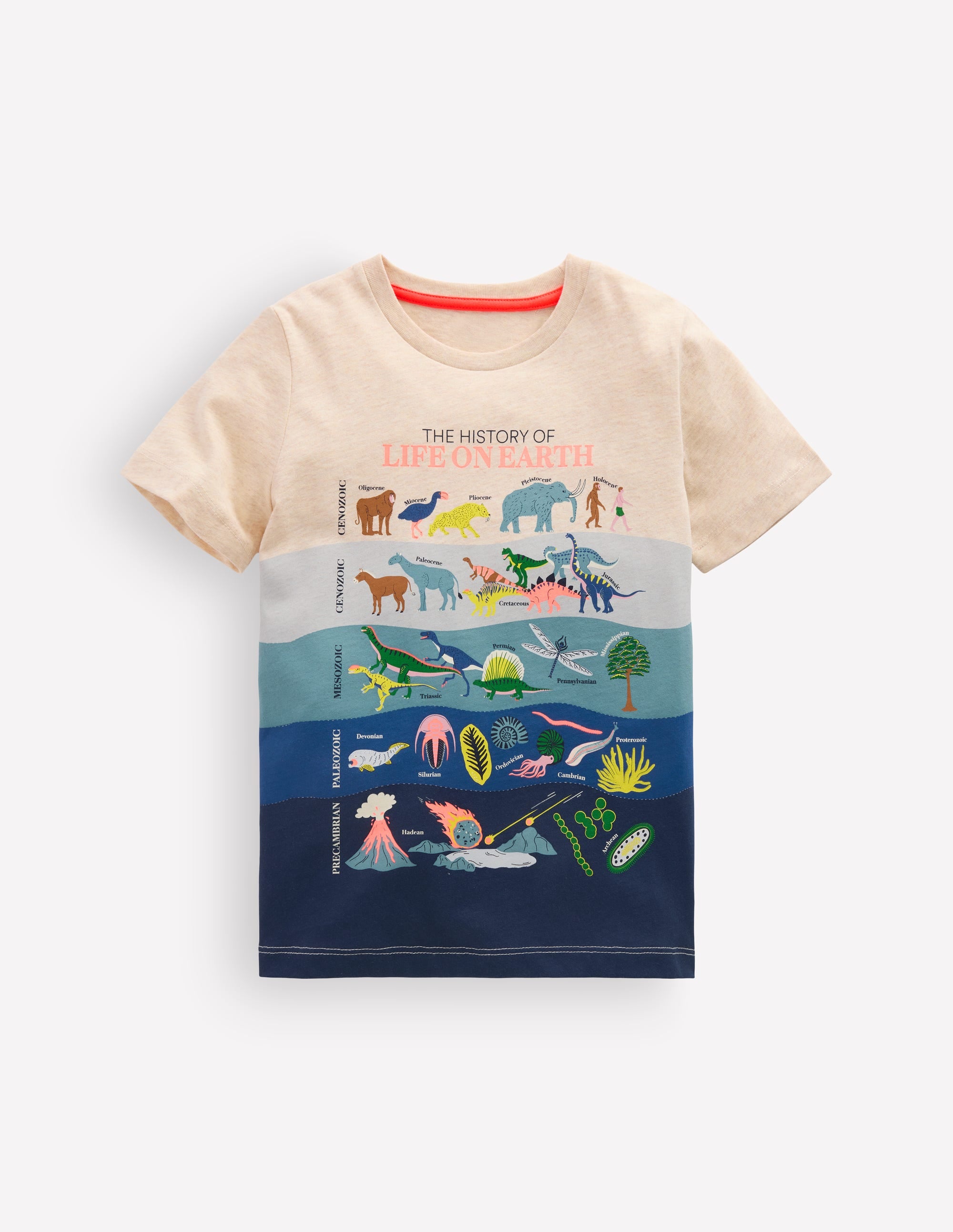 Glow-In-The-Dark T-shirt-Oatmeal Geologic - Image 2