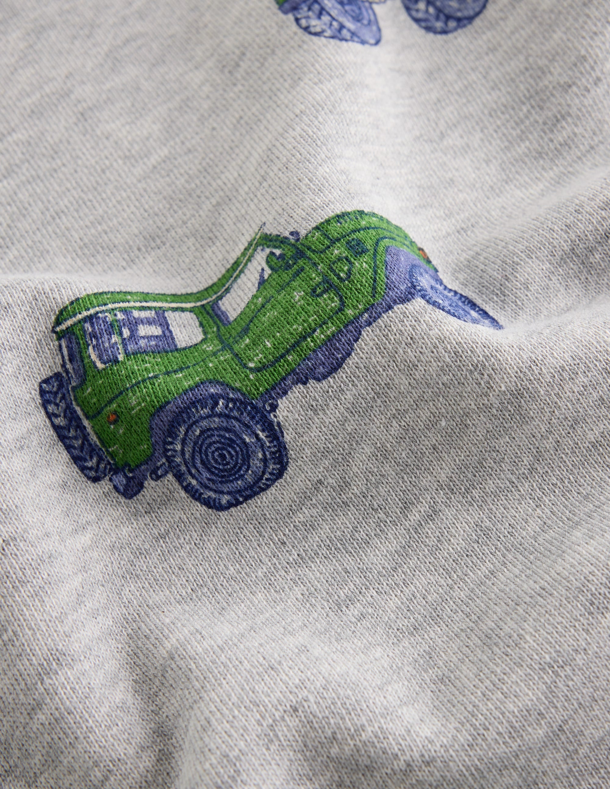 Everyday Printed Sweatshirt-Grey Marl Jeep - Image 3