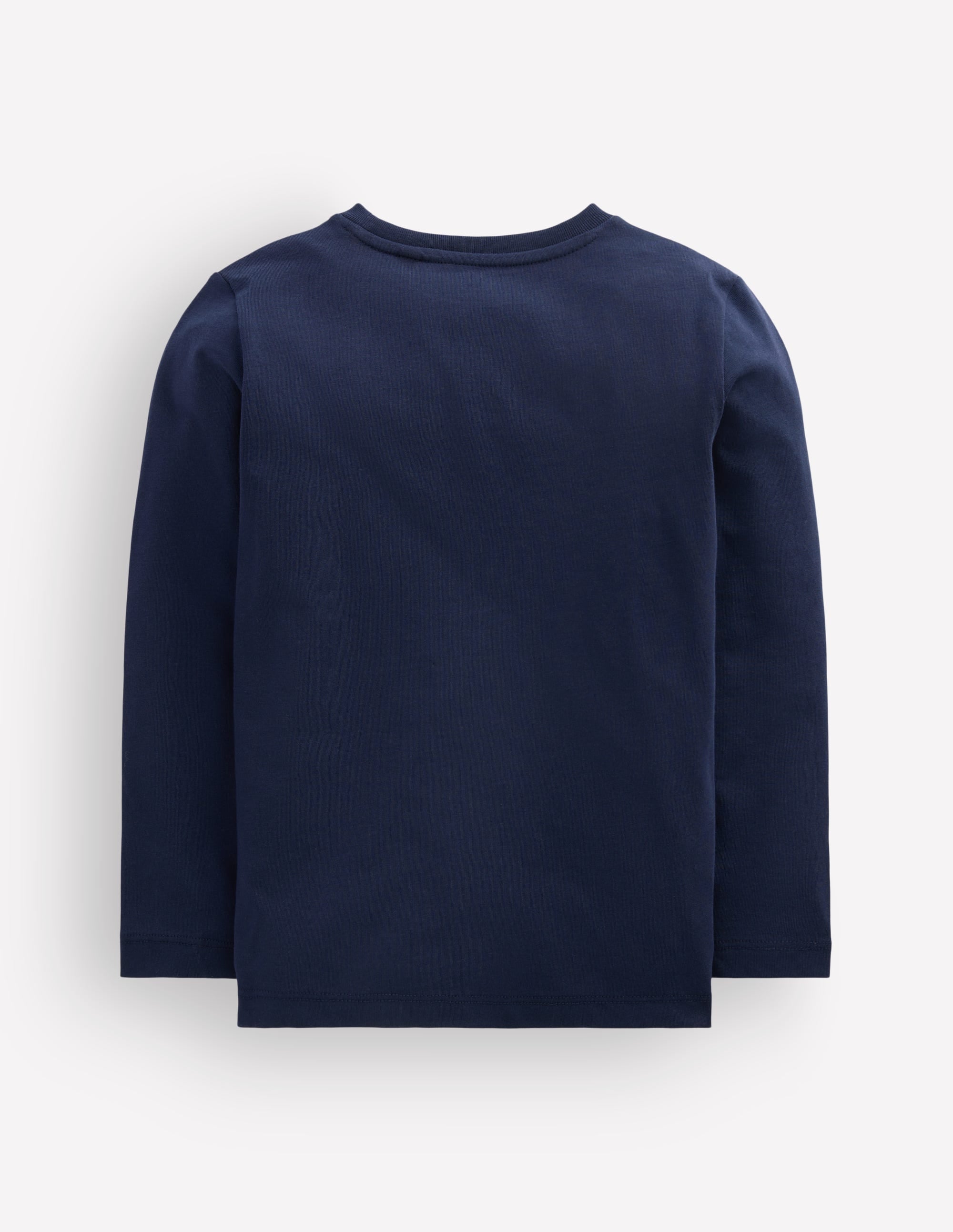 Long Sleeve Glow T-shirt-French Navy, Halloween Castle - Image 4
