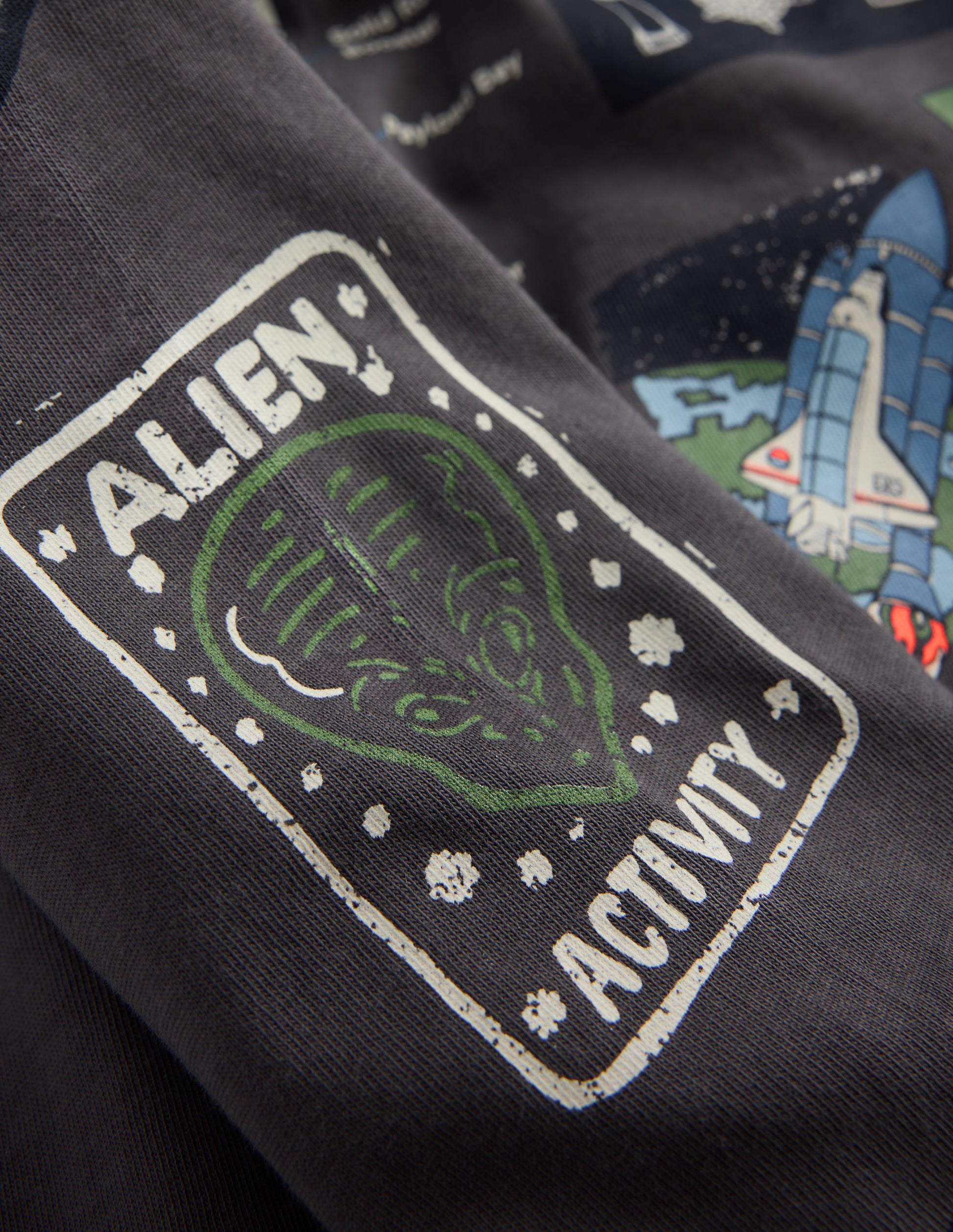 Long Sleeve Glow T-shirt-Warm Grey, Space-5