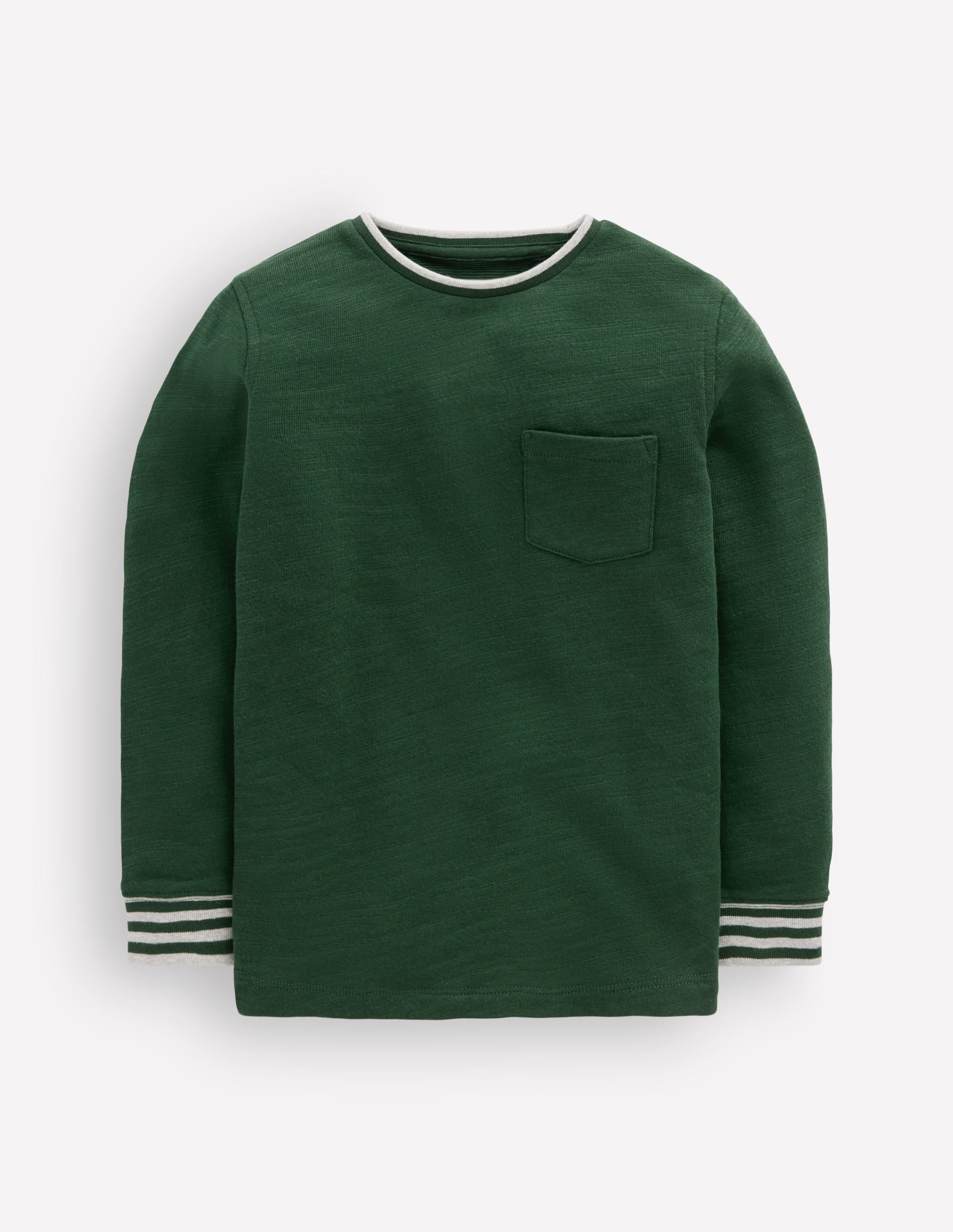 Cosy Mid-weight T-shirt-Hunter Green / Blue Aura - Image 1