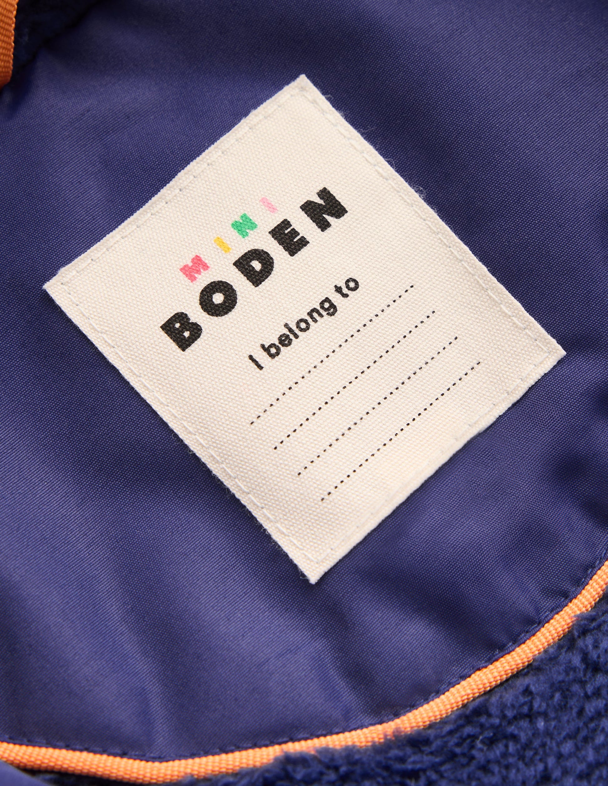 Boys Borg Lined Anorak-MAZARINE BLUE-3