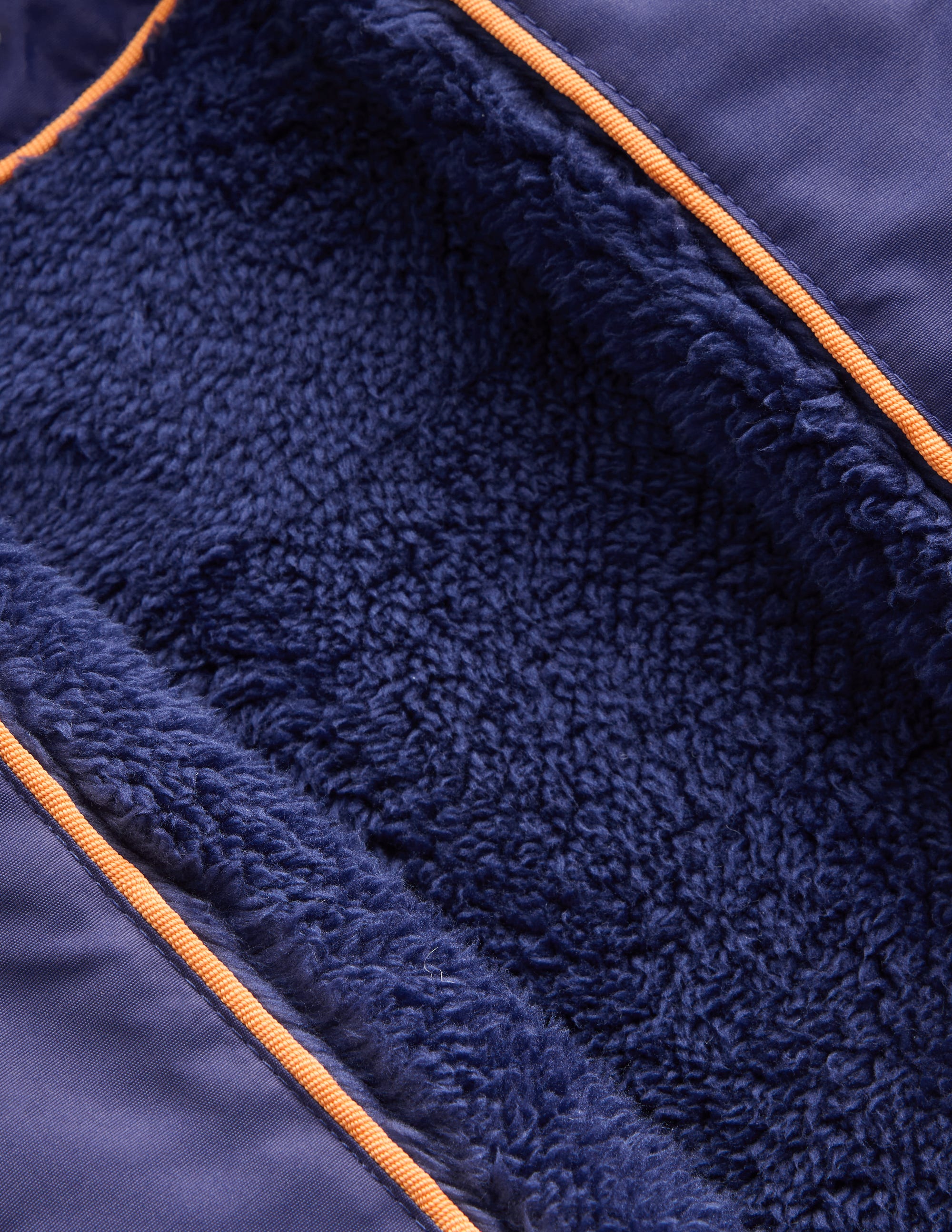 Boys Borg Lined Anorak-MAZARINE BLUE - Image 5