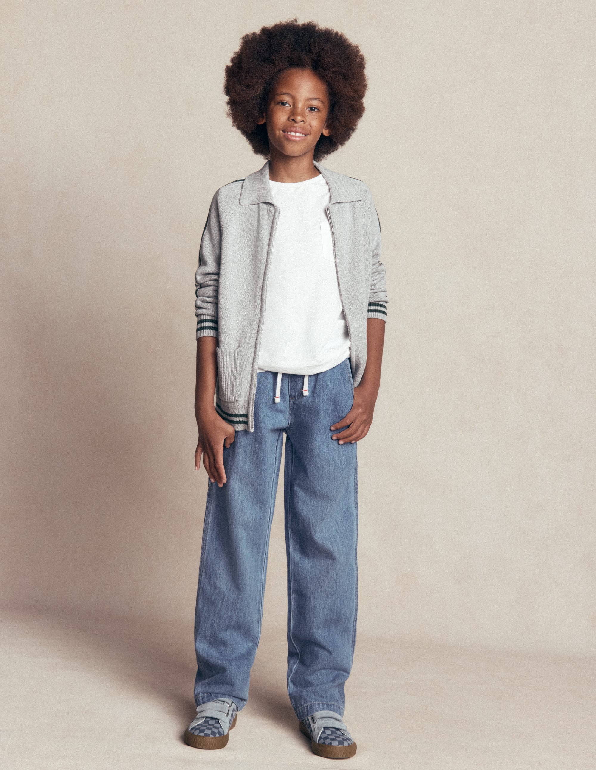Pull-on Carpenter Jeans-Light Wash - Image 1