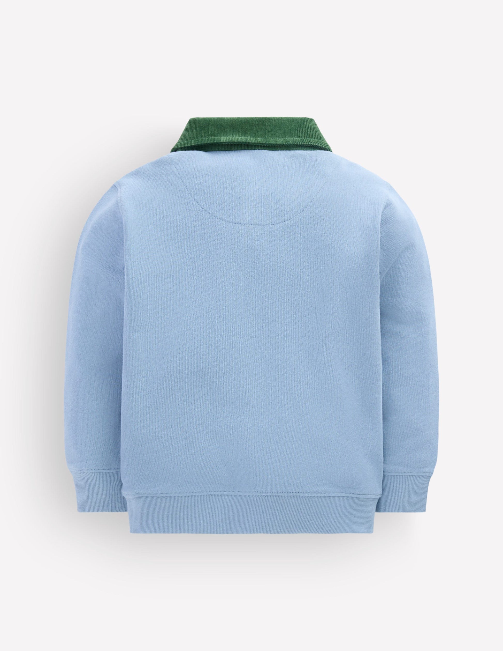 Smart Collared Sweatshirt-French Blue-2