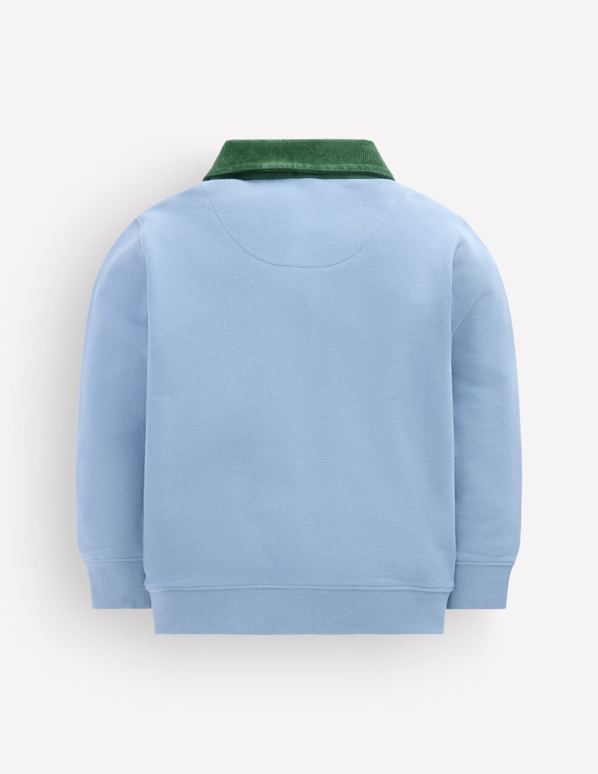 Smart Collared Sweatshirt-French Blue - Image 2