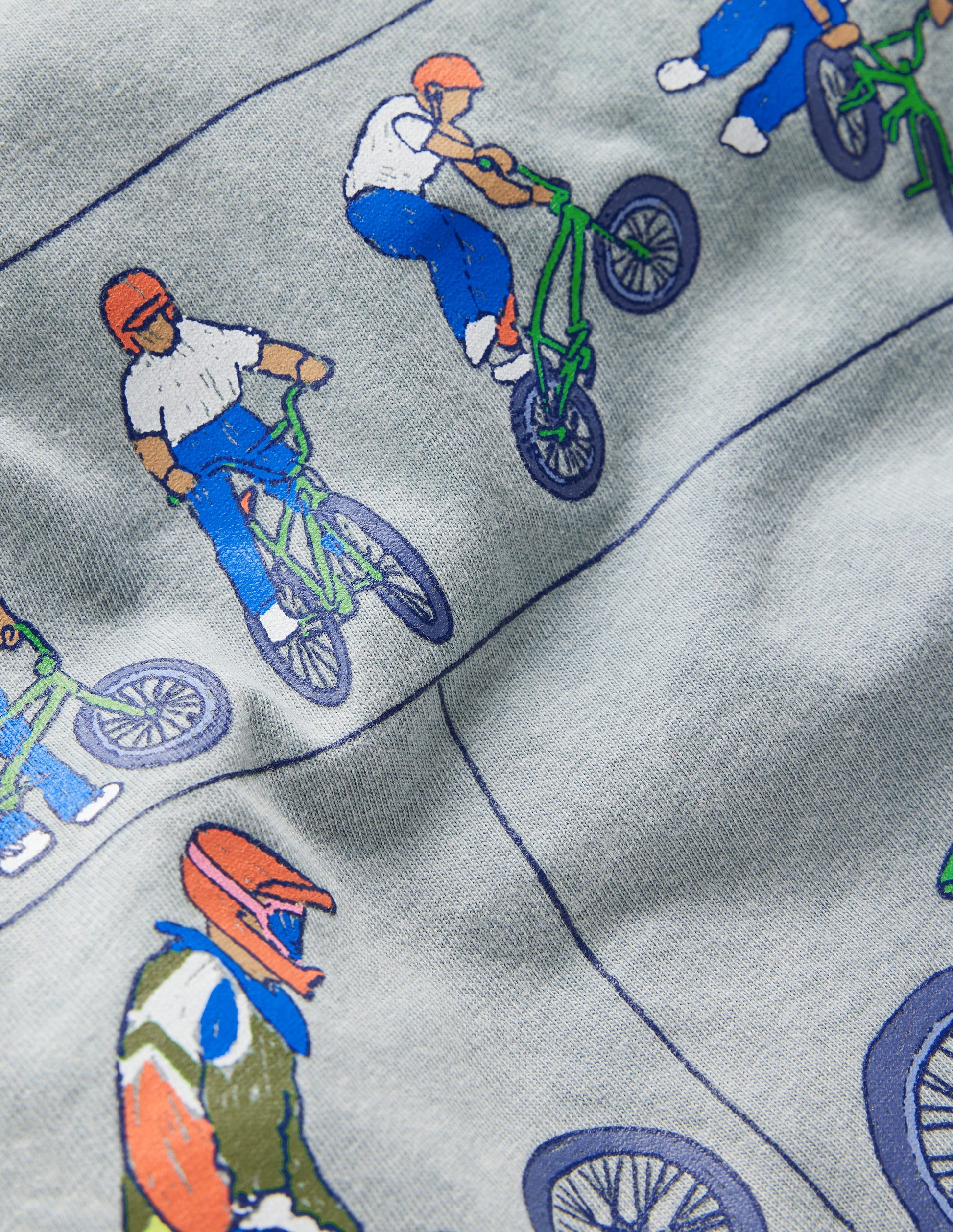 Vintage Wash Graphic T-Shirt-Bamboo Cane Freestyle Bikes-3
