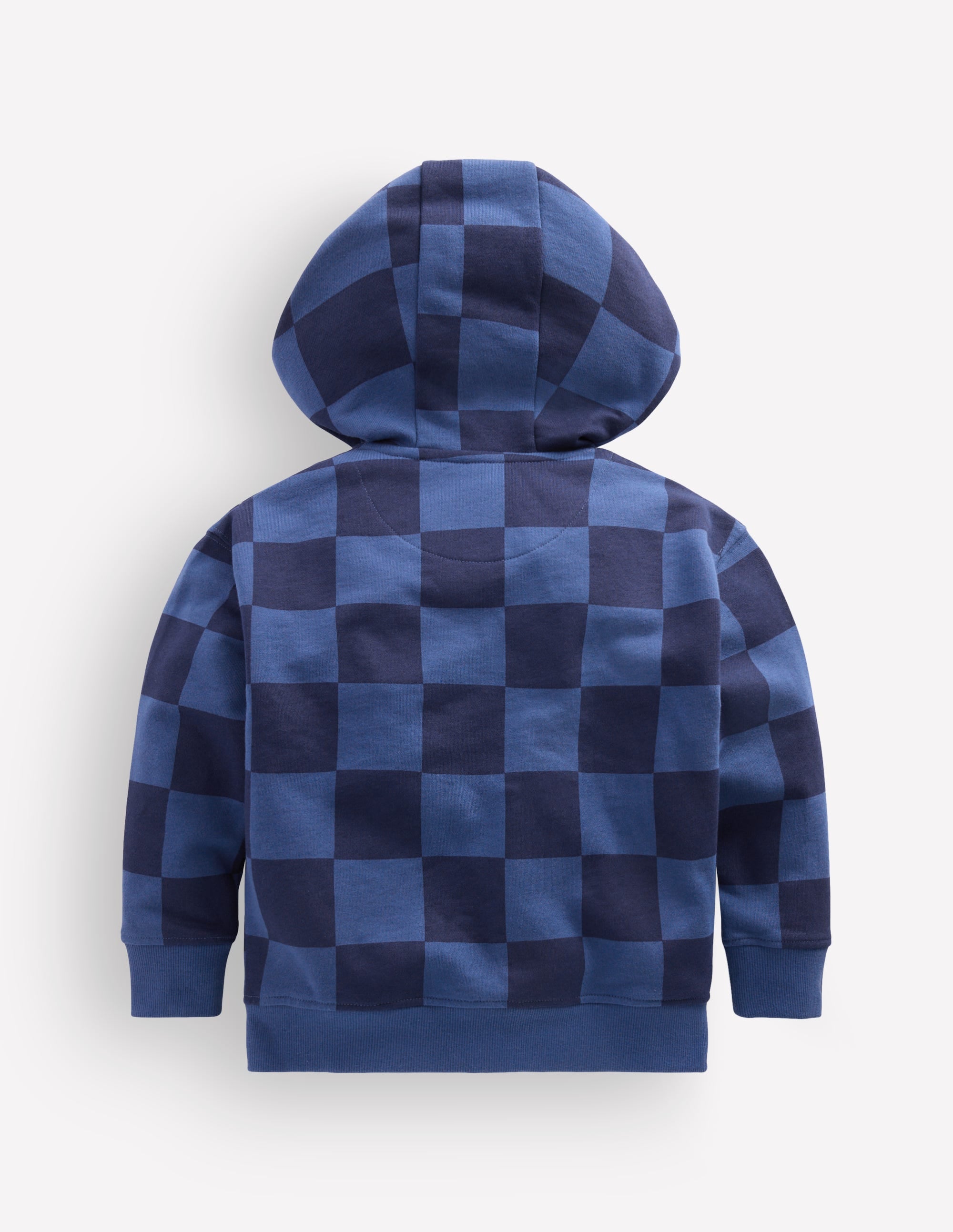 Check Zip-through Hoodie-College Navy / True Denim - Image 2