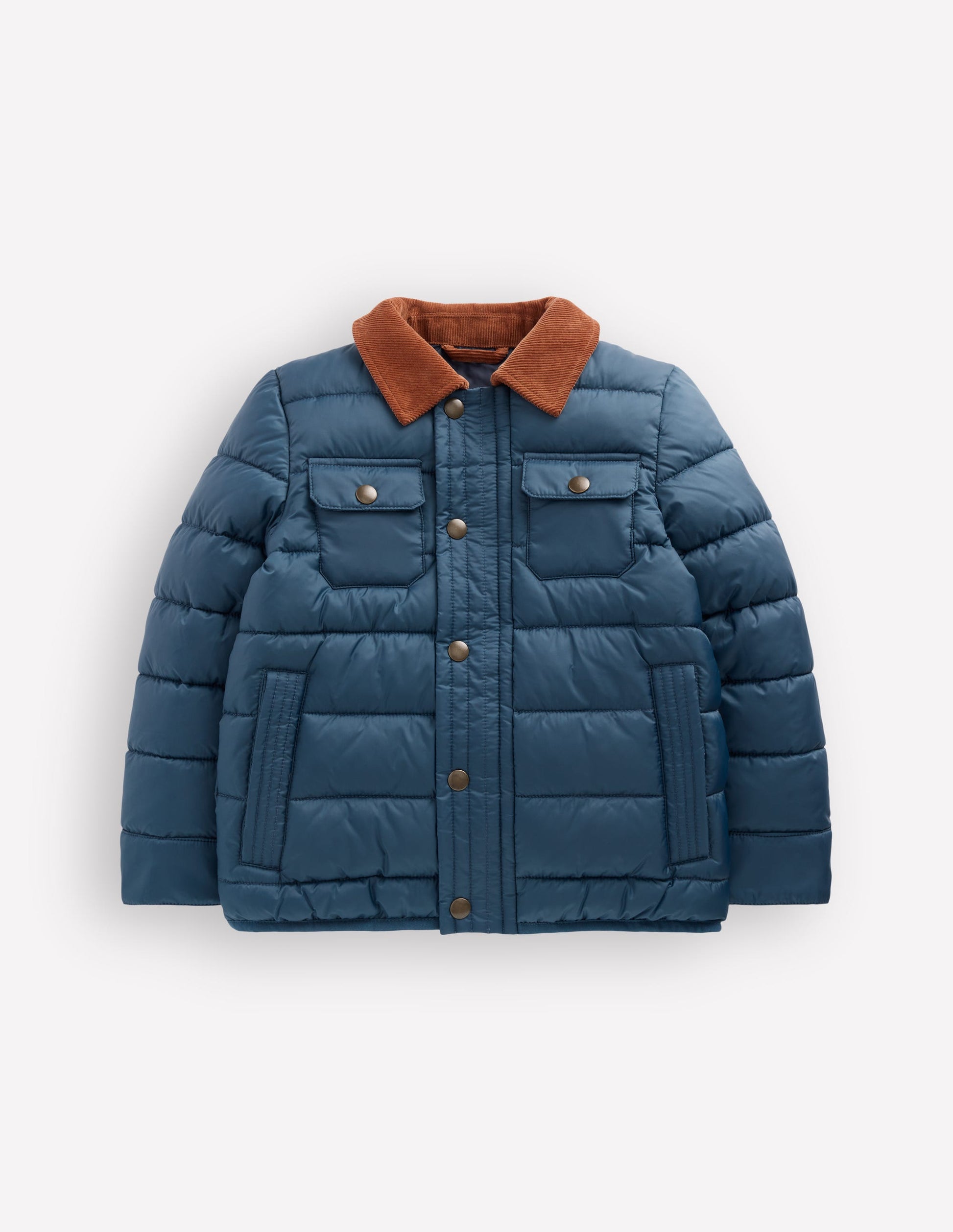 Smart Padded Jacket-Blue-1