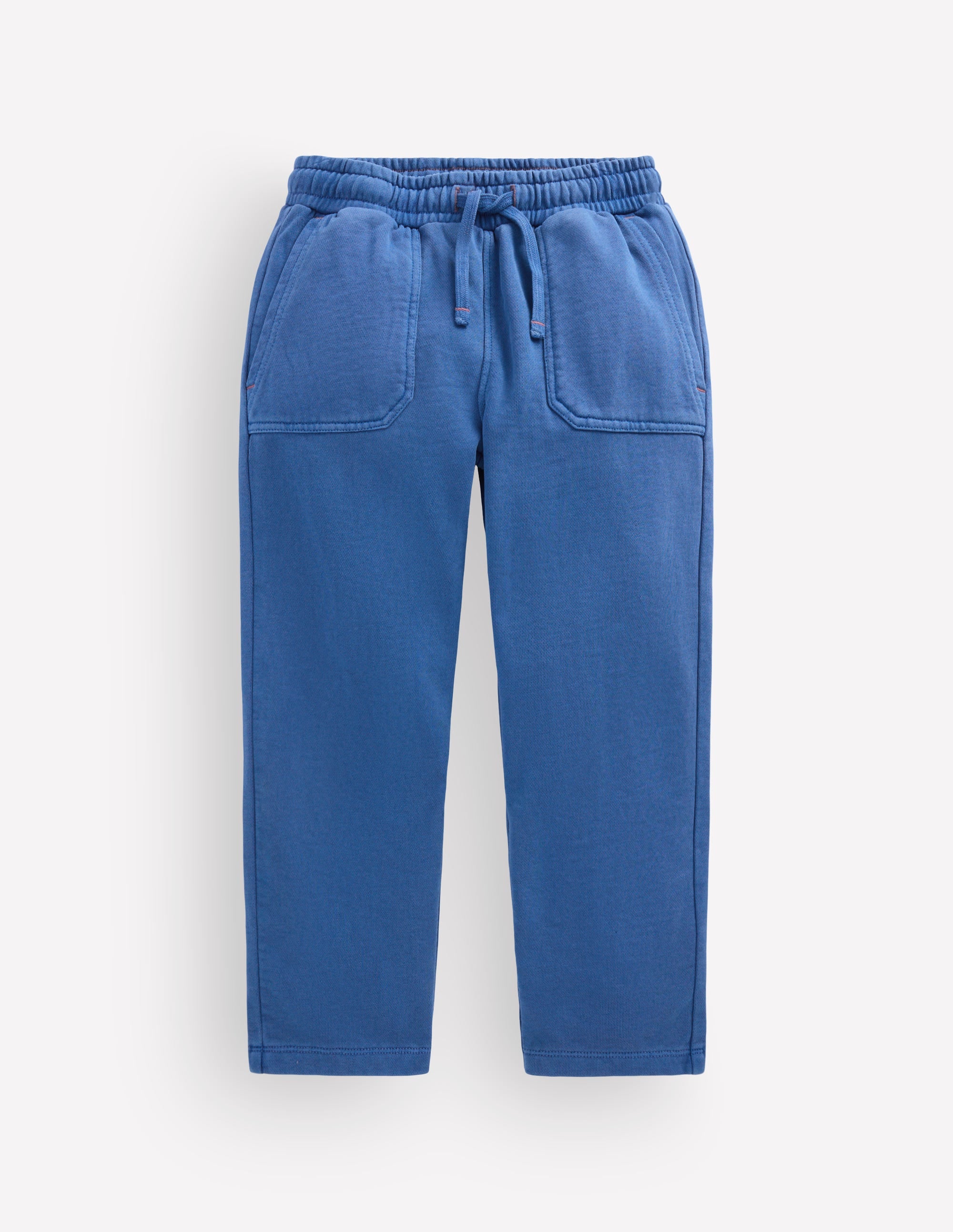 Garment Dye Tapered Joggers-Denim Blue - Image 1