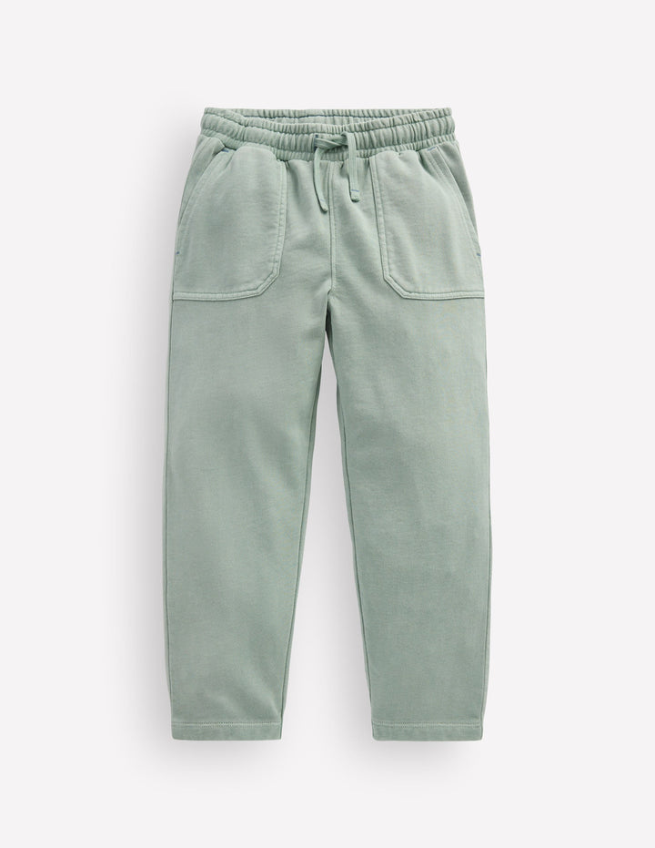 Garment Dye Joggers-Cornish Blue